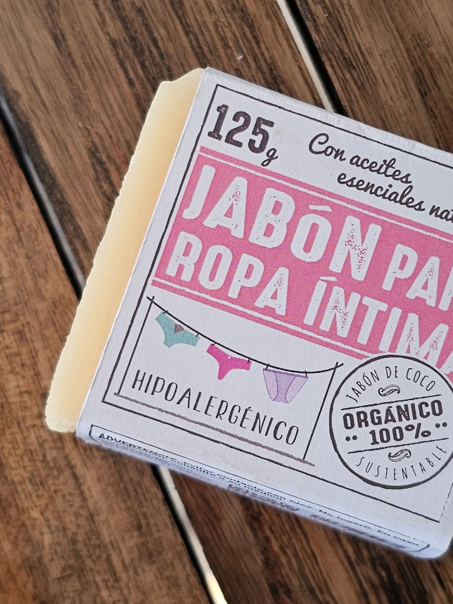 Jabón para Ropa Íntima Orgánico