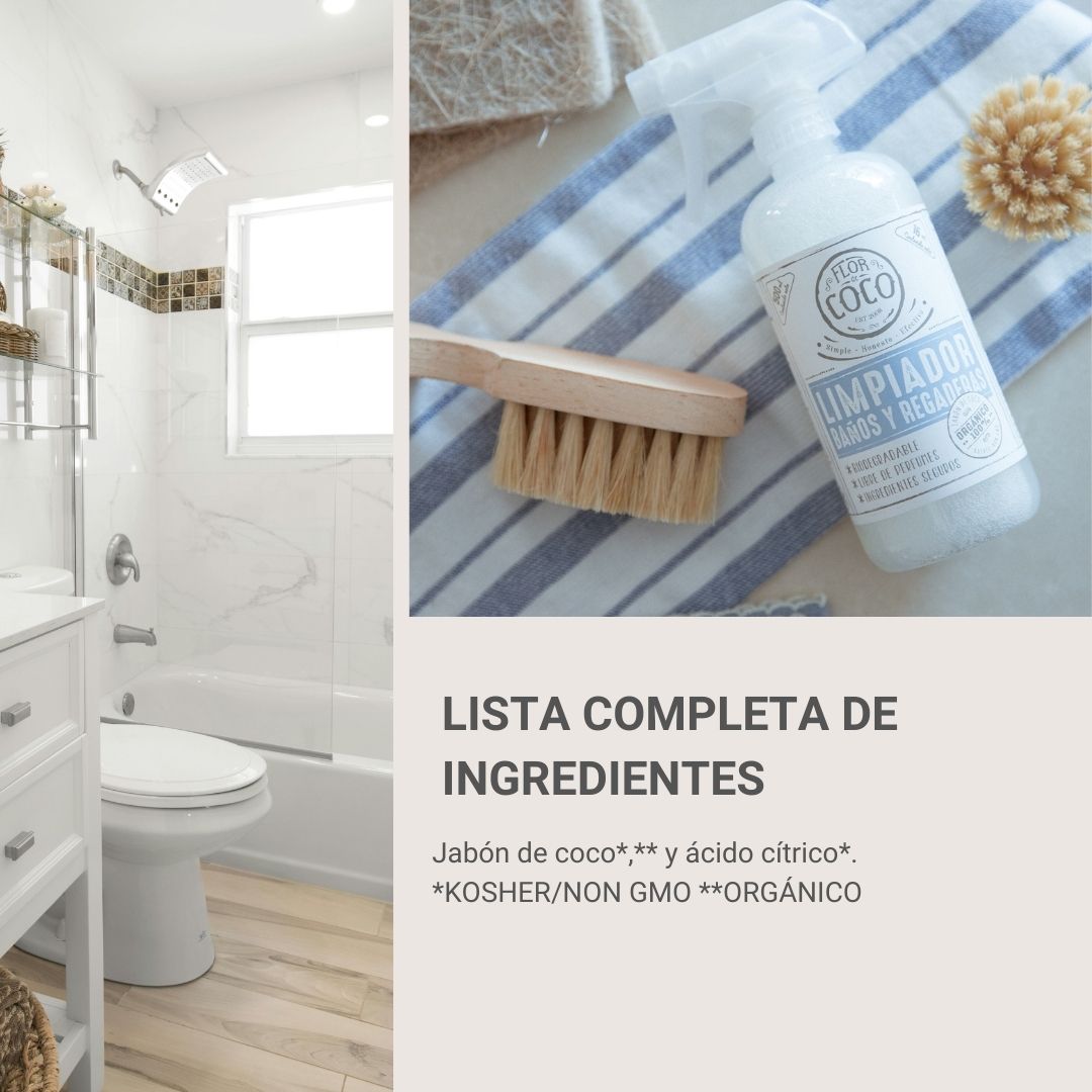 Limpiador para Baños y Regaderas ORGÁNICO