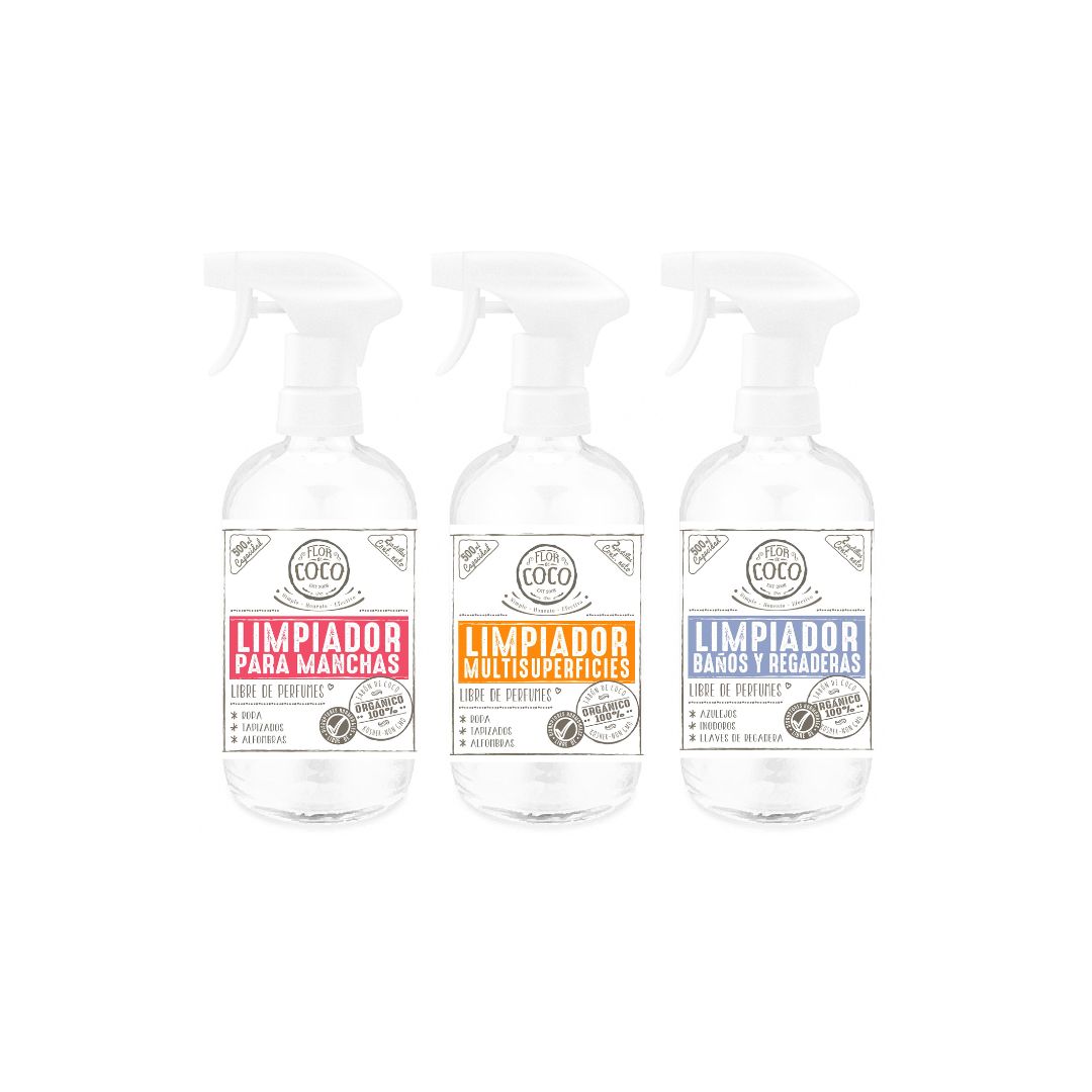 Kit LlMPIADORES - Botella de PLÁSTICO