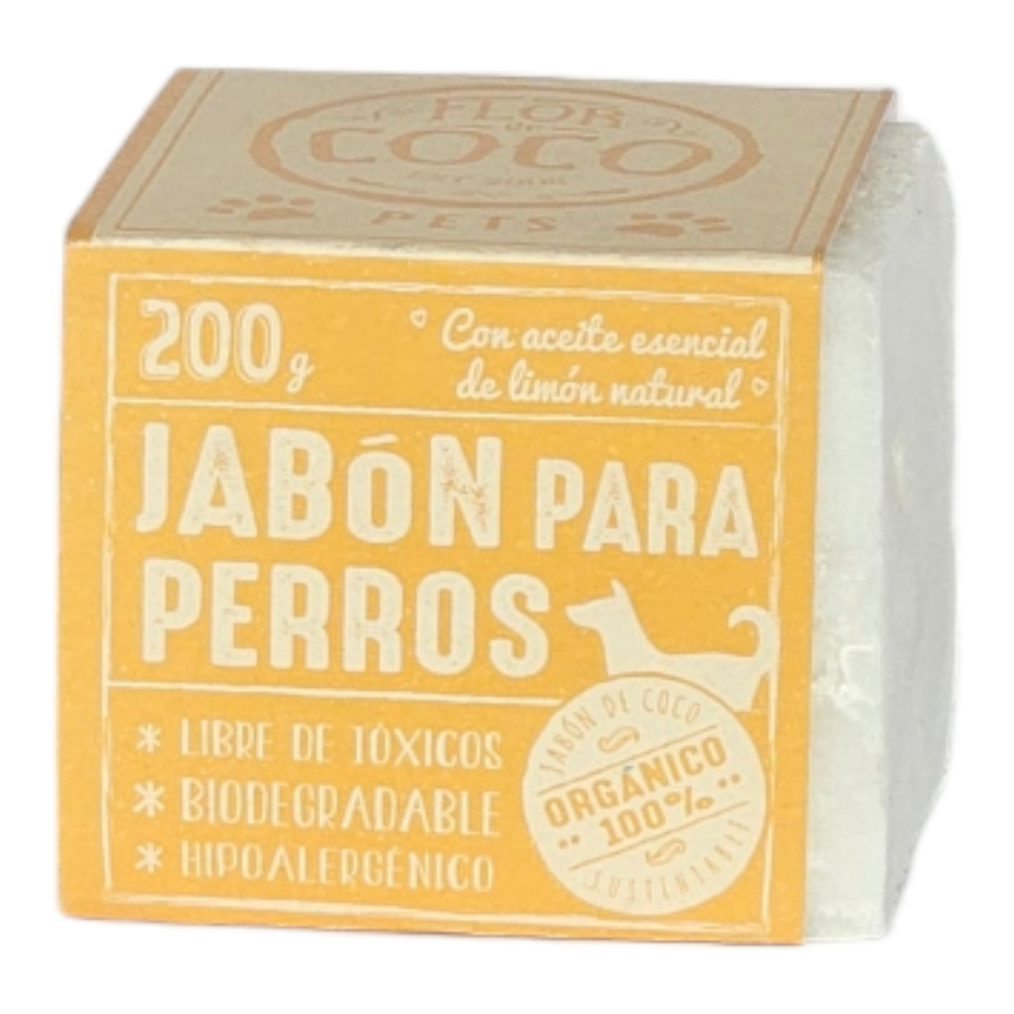 Jabón para Perros Orgánico (limón)