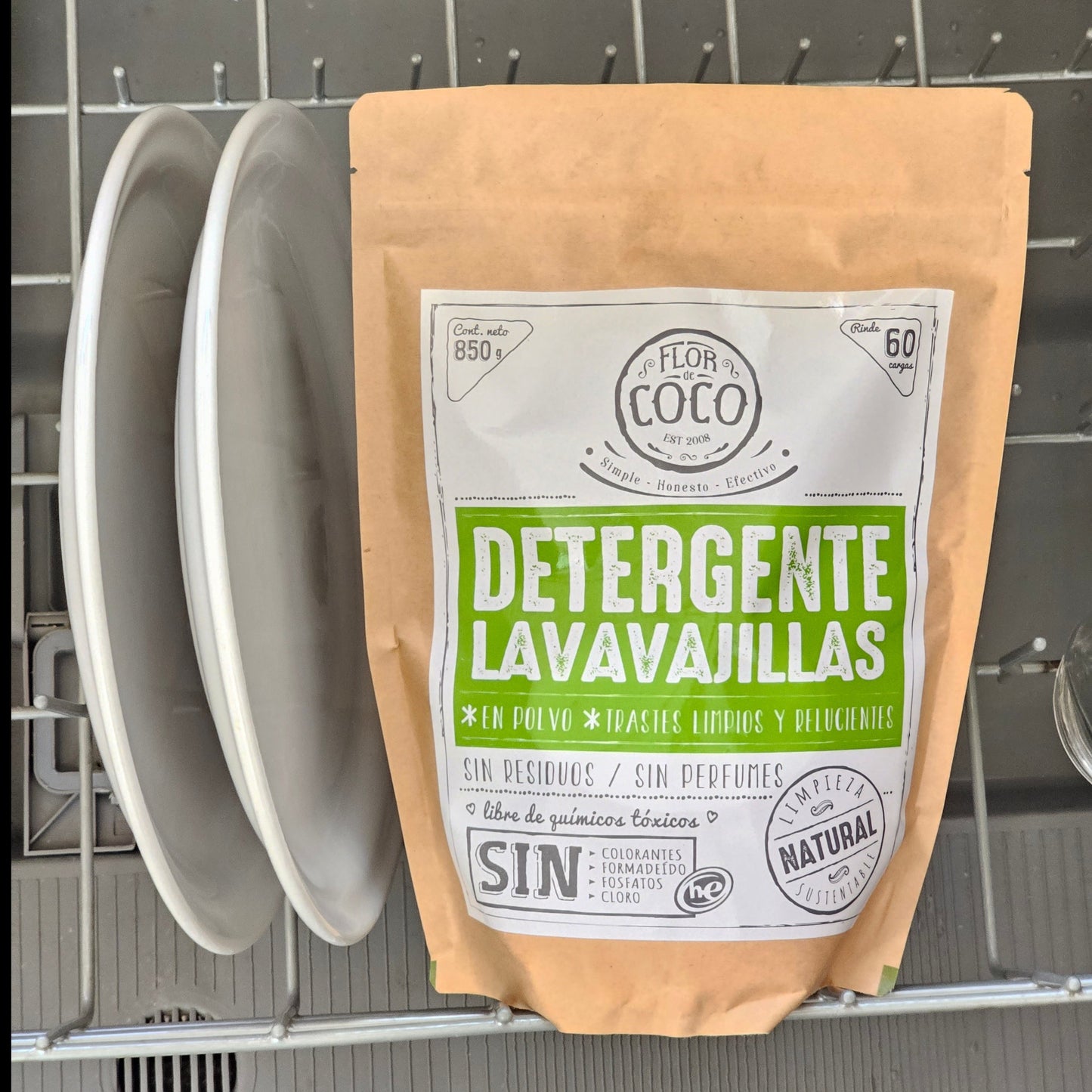 Detergente para Lavavajillas Natural