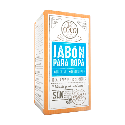 Jabón para Ropa 1.5kg           (Rinde 75 cargas)
