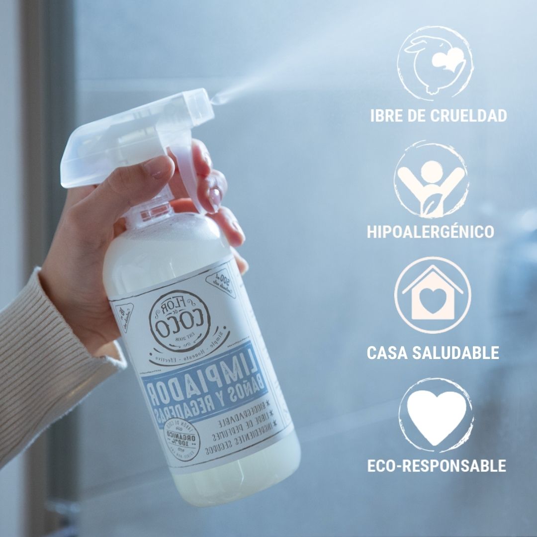 Limpiador para Baños y Regaderas ORGÁNICO