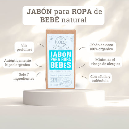 Jabón para Ropa de Bebé Natural 1.5kg