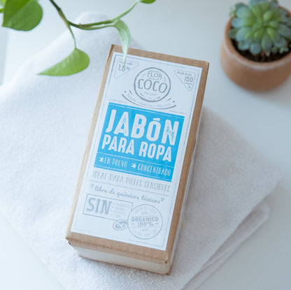Jabón para Ropa Natural 1.5kg | 75 Cargas