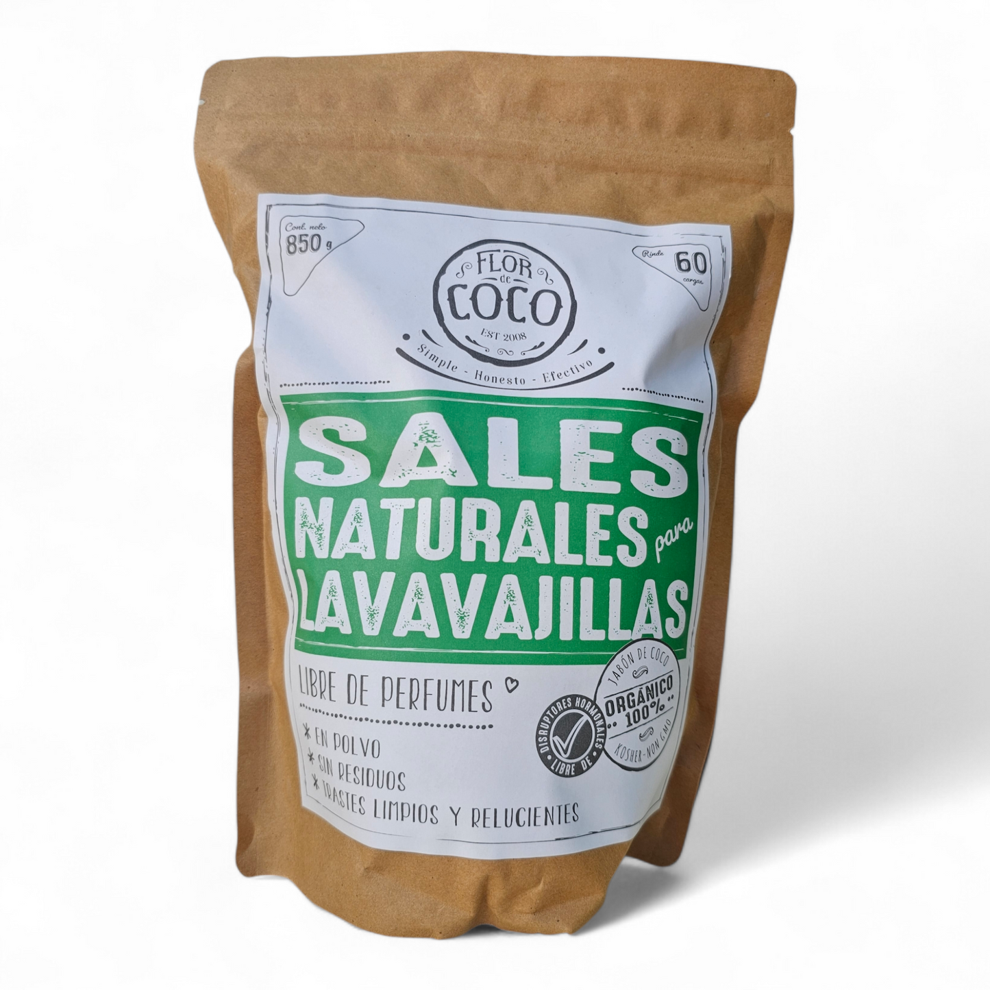 Sales para Lavavajillas Natural