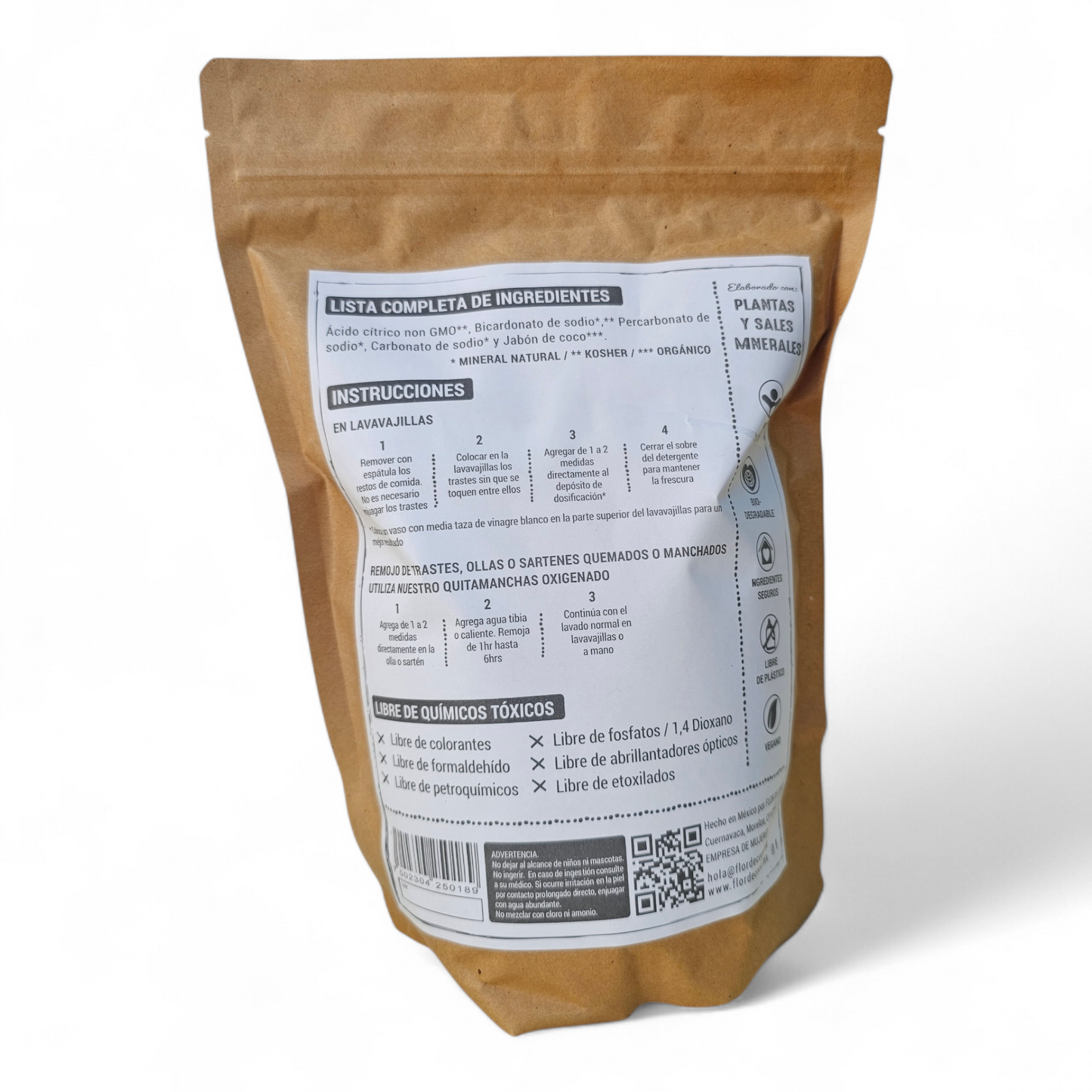 Sales para Lavavajillas Natural