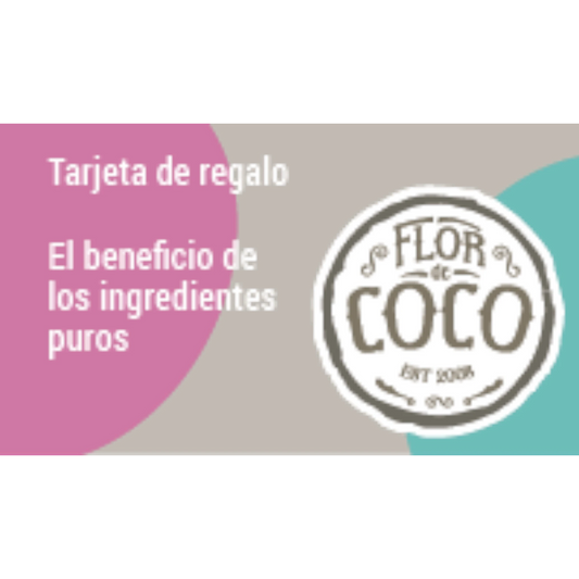 Tarjeta de regalo FLOR DE COCO