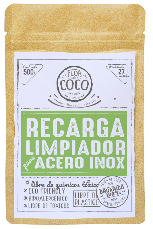RECARCA para Limpiador de Acero INOX Natural