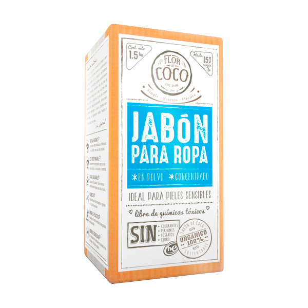 Jabón para Ropa Natural 1.5kg | 75 Cargas